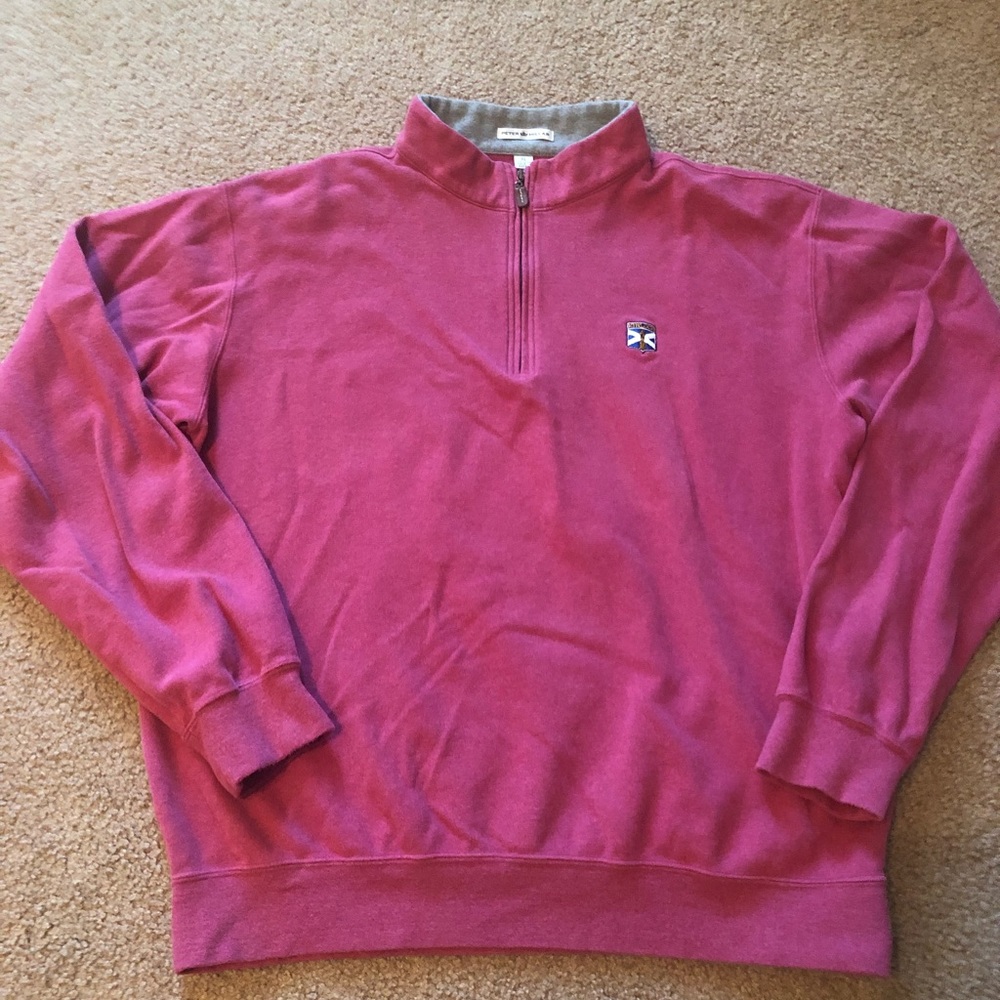 Peter Millar 1/4 zip sweatshirt xl kinloch golf